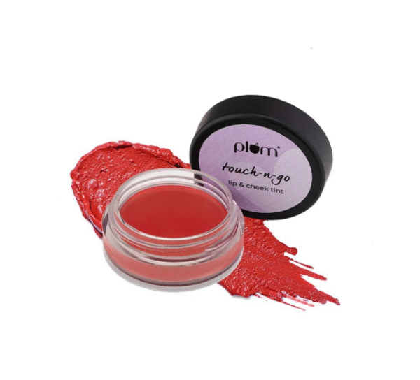 Plum Touch-N-Go Lip & Cheek Tint | Highly Pigmented | Effortless Blending | 100% Vegan & Cruelty-Free