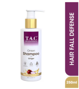 TAC - The Ayurveda Co. Onion Shampoo With Ginger for Hairfall Control | 250ml